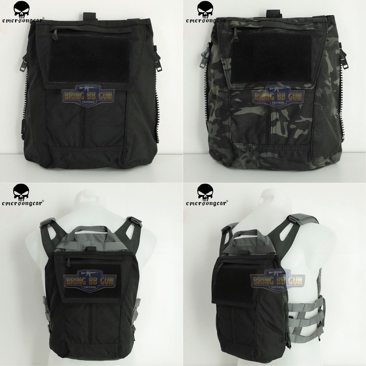 กระเป๋าติดเวส Zip-ON Panel สำหรับเวส AVS,JPC2.0,CPC ยี่ห้อ Emerson