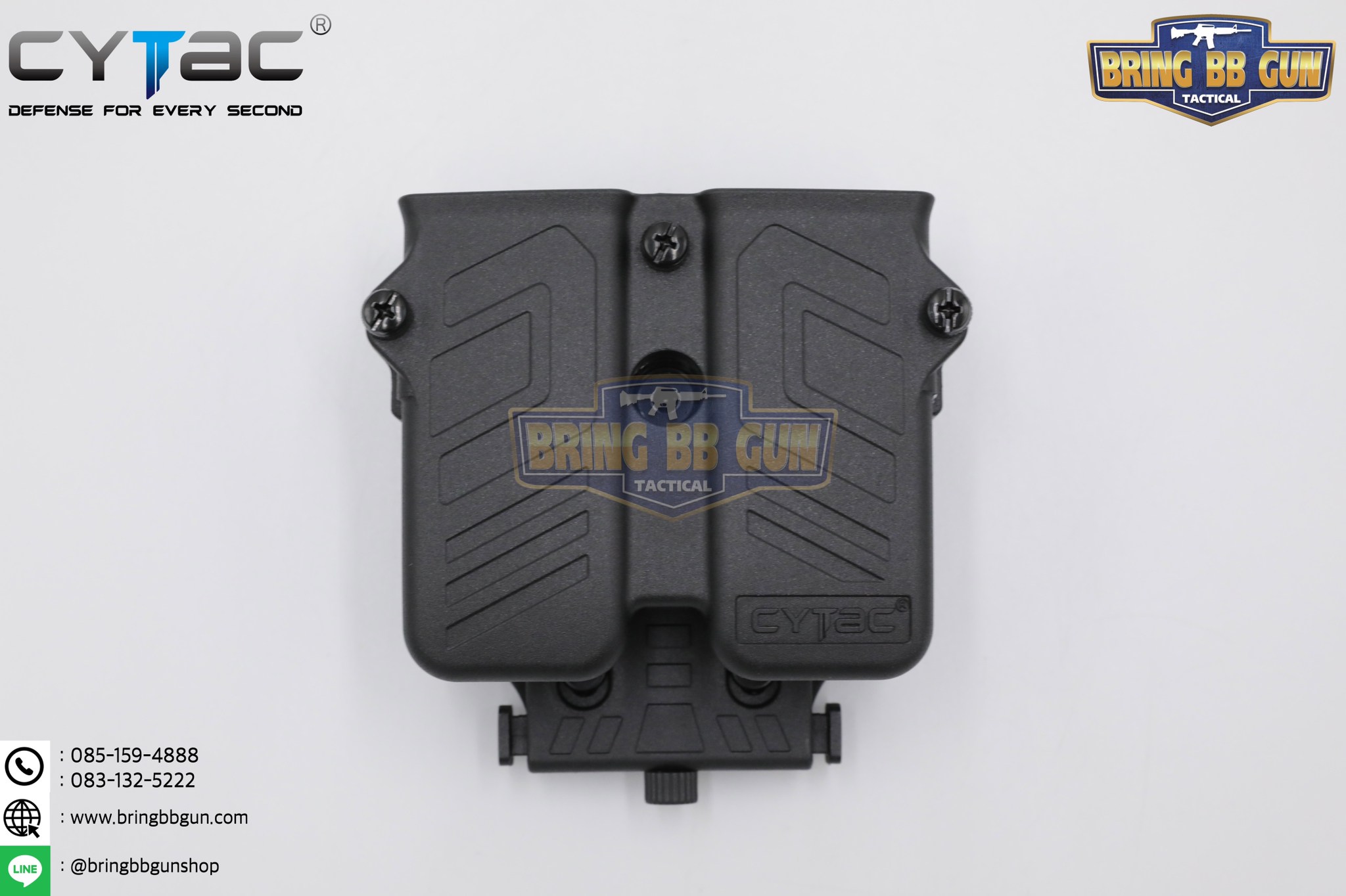 ซองแม็กกาซีนคู่ Universal ยี่ห้อ Cytac (Cytac ซองแม็กกาซีนคู่) (Universal Single Magazine Pouch)