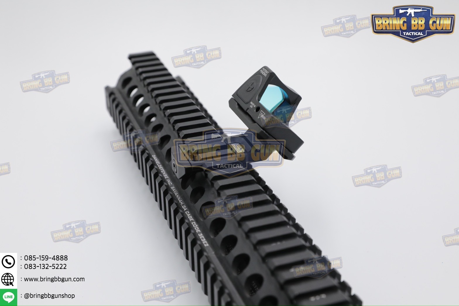 ขาเฉียง Strike Ambush 45-Degree Optic Mount ระบบราง Picatinny (รางรถไฟ) (ขาเฉียงติดดอท 45 องศา) (Strike Ambush 45-Degree Optic Mount) (ขาเฉียงทรงStrike Industries)