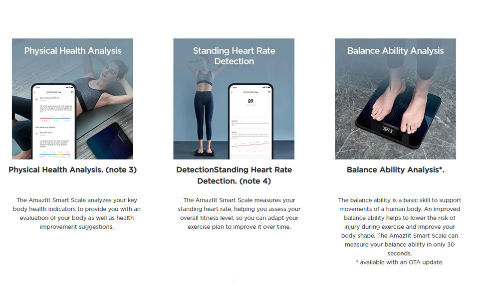เครื่องชั่งน้ำหนักดิจิตอล ที่ชั่งน้ำหนัก เครื่องชั่งอัจฉริยะ Amazfit Smart Scale