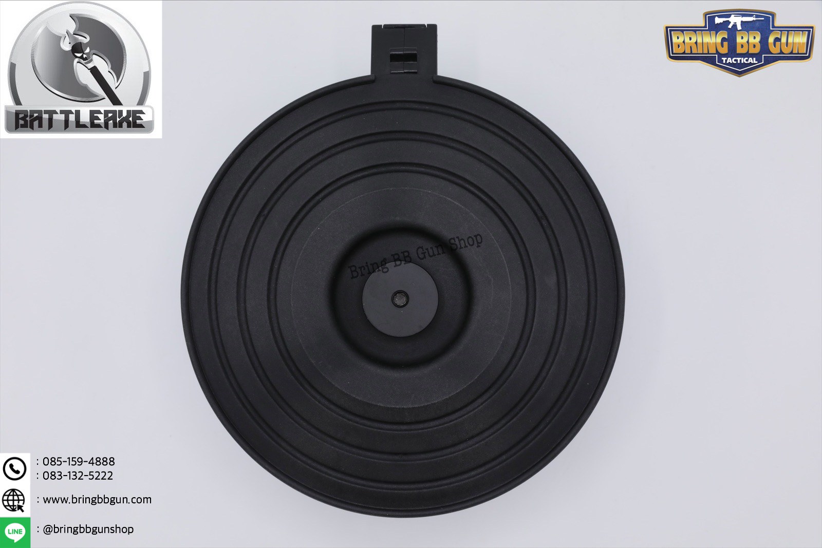 แม็กกาซีน AK47 แบบไฟฟ้า ทรง เต้า(เดี่ยว) (AK47 Drum Electirc Magazine)