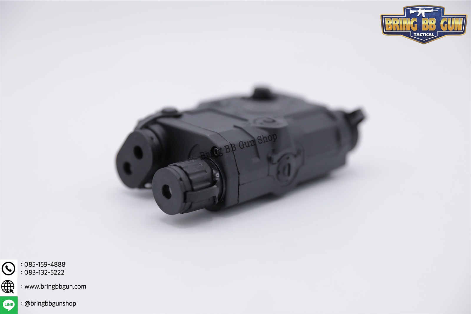 กล่องPEQ เลเซอร์ชี้เป้าสีแดง (สามารถเก็บแบตเตอรี่ได้)