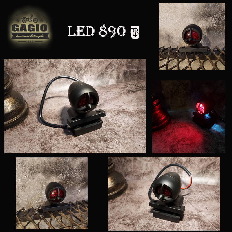 ไฟท้ายแต่ง LED ฐานสามเหลี่ยมลายกังหัน