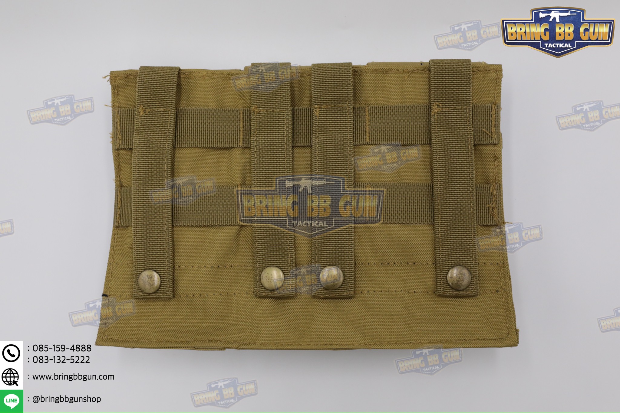 เพ้าแม็กกาซีนปืนยาวมีฝาปิด (แบบผ้า) รุ่น 3ช่อง