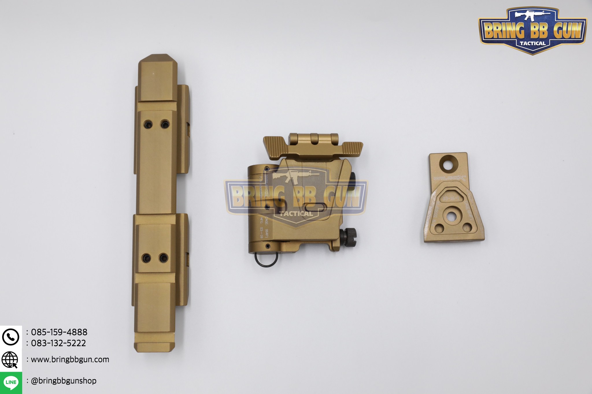 ชุดขายกสูง ดอท+ซูมหลังดอท Wilcox (Side Flip Mount Set for G33) (Wilcox Type Side Flip G33 mount Set)