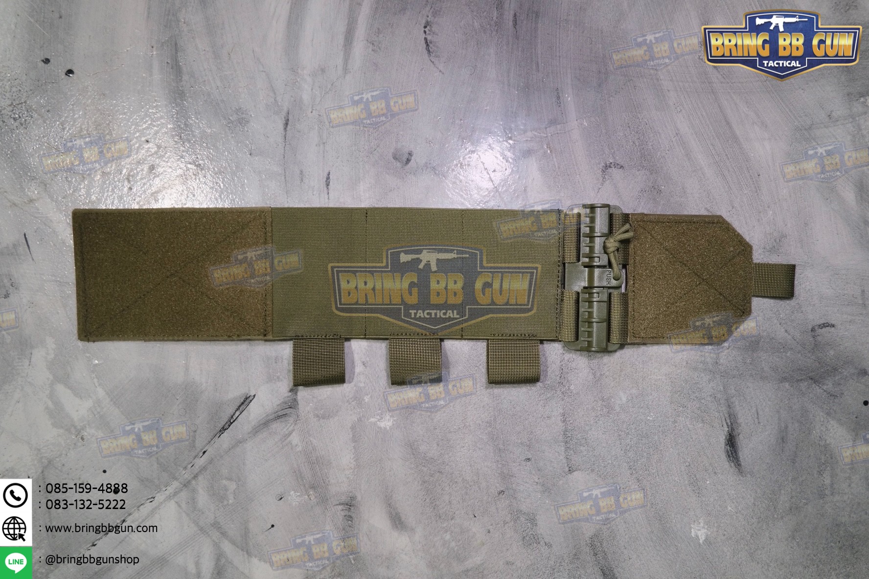 ชุดเซ็ตปลดเสื้อเกราะไว (ชุดสายโอบ-ปลดไว แบบยางยืด) (QD Elastic Cummerbund)