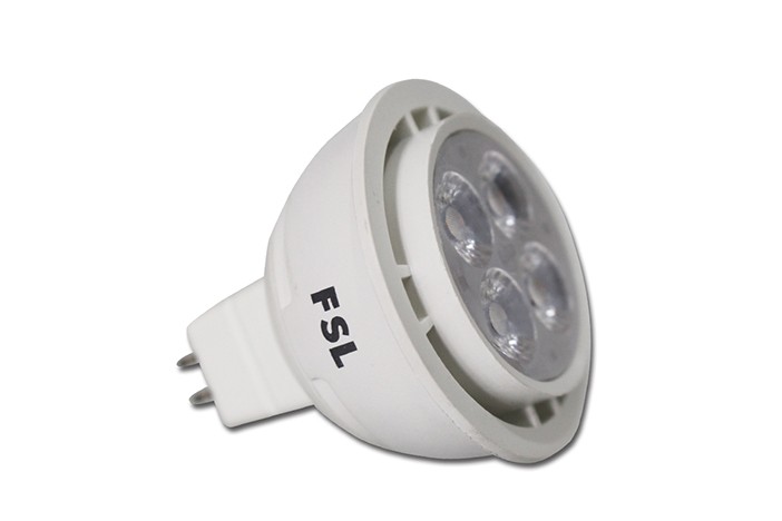 ไฮพาวเวอร์ FSL-MR16-5W-AC180-265V แสงขาวและแสงวอร์มไวท์