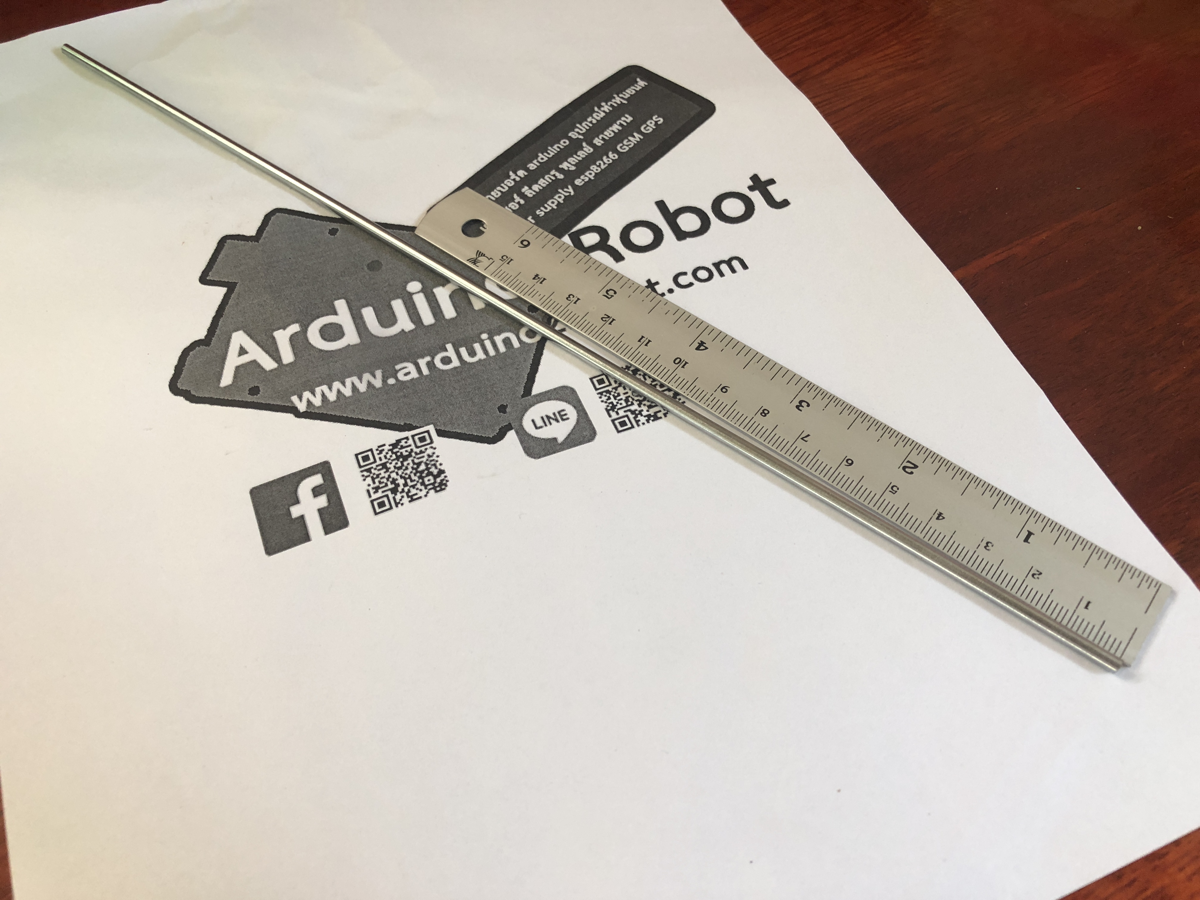 3mm linear rod shaft WCS ยาว 300mm chrome plated