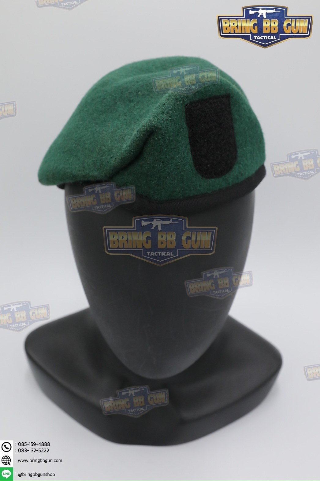 หมวกเบเร่ต์จัดทรง ยี่ห้อ ai รุ่น Fighter（หน้าหมวกใหญ่)