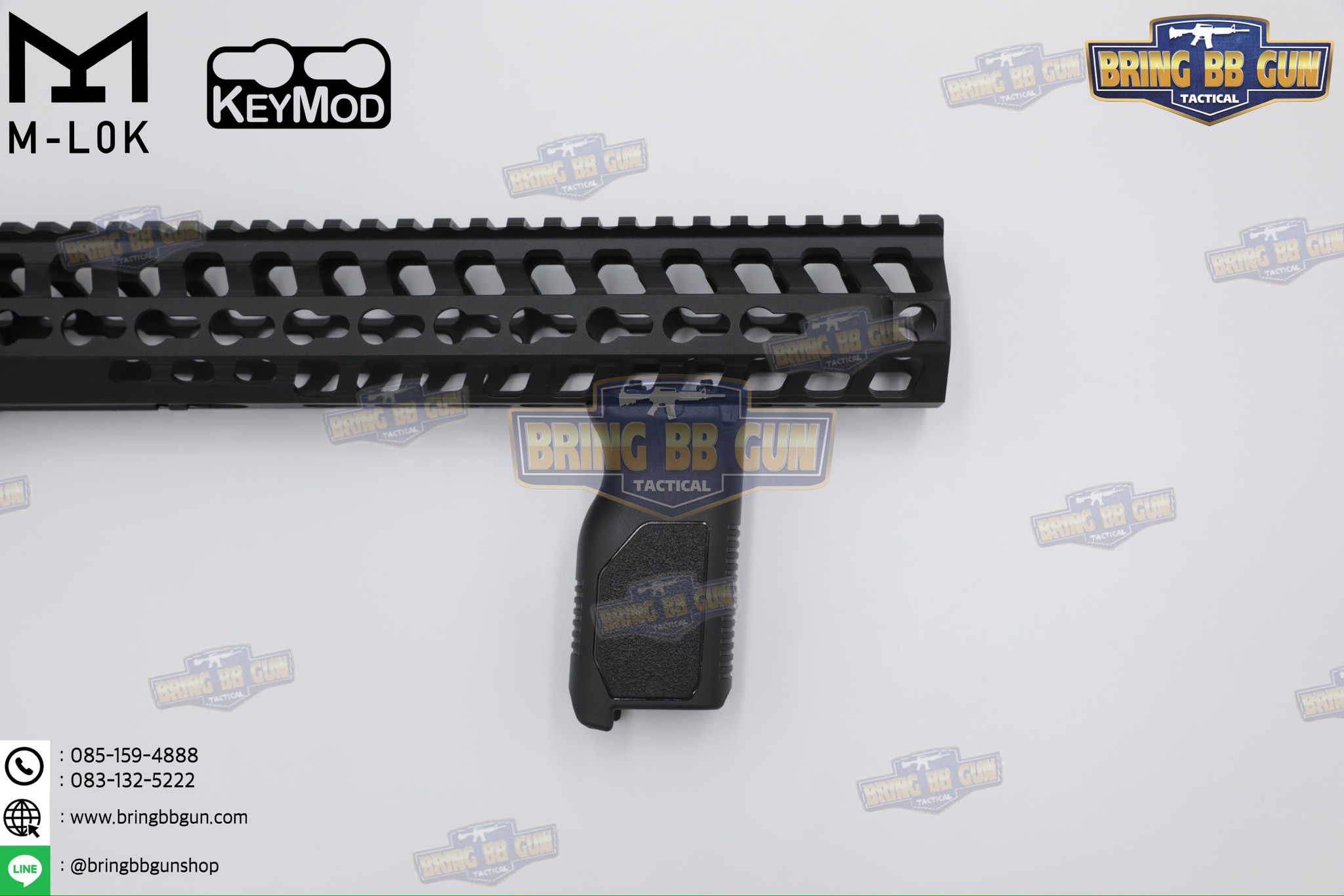 กริ๊ปมือหน้า STRIKE AVG (รุ่นยาว) (ใช้ได้กับชุดหน้าระบบราง M-Lok และ ระบบราง Keymod เท่านั้น)