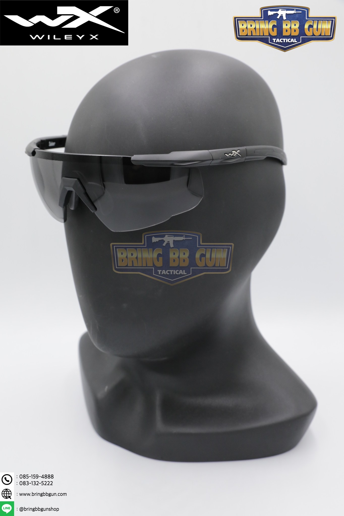 แว่นตากันแดด (แว่นตากันสะเก็ต) ยี่ห้อ WileyX รุ่น Saber Advanced 1Lens (WileyX Saber Advanced)