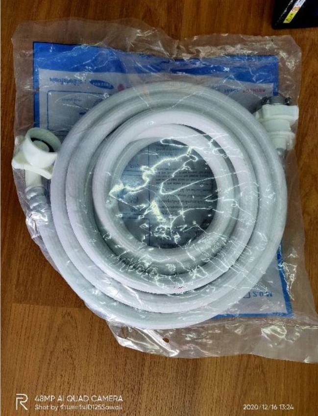 0000474 สายน้ำเข้าเครื่องซักผ้า 5 เมตร ใช้ได้ทุกยี้ห้อ