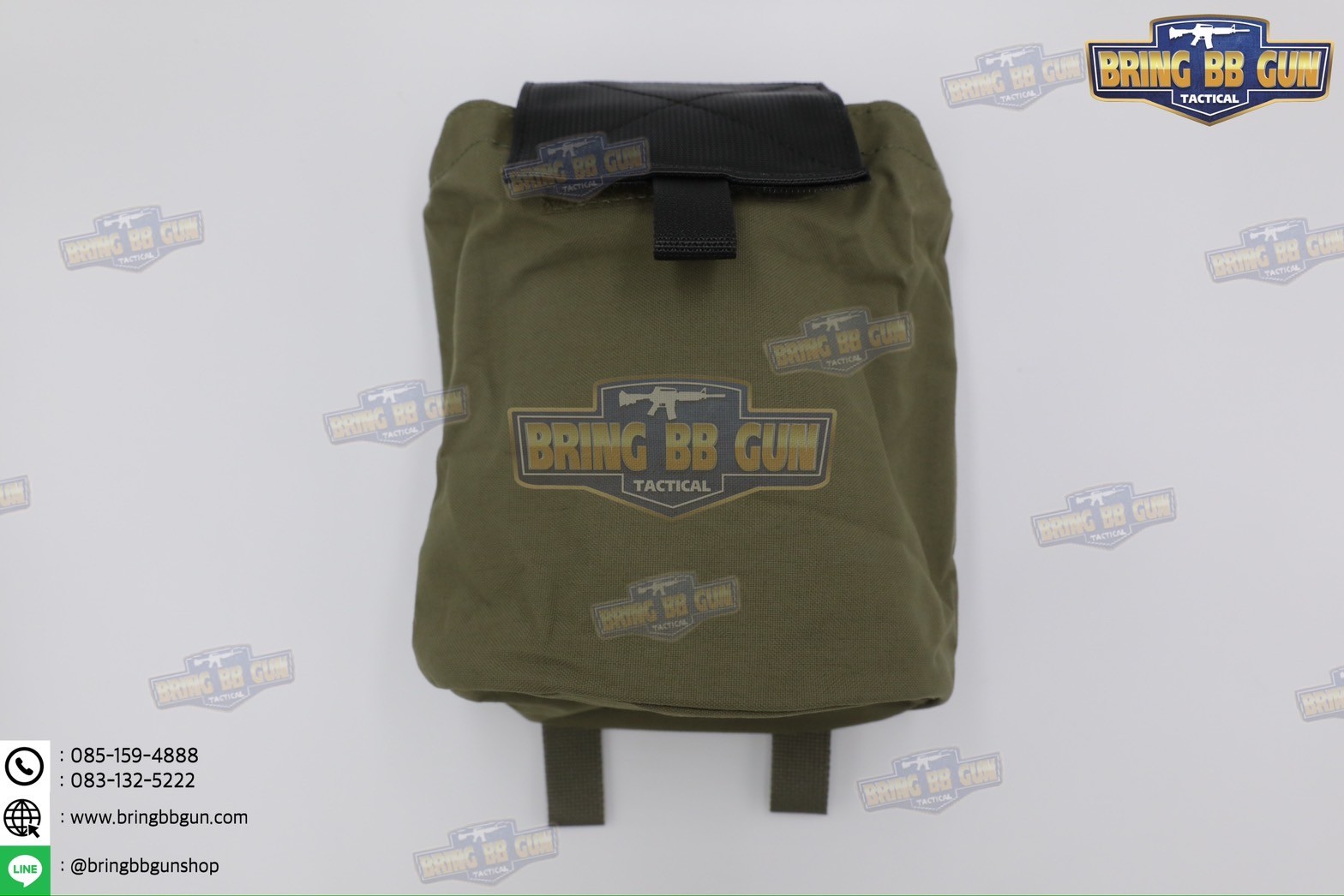 ถุงทิ้งแม็กกาซีน แบบพับได้ (ถุงเก็บอุปกรณ์) (Tactical Storage Bag) (Folding Magazine Recycling Bags) (Drop Pouch) (Dump Pouch)