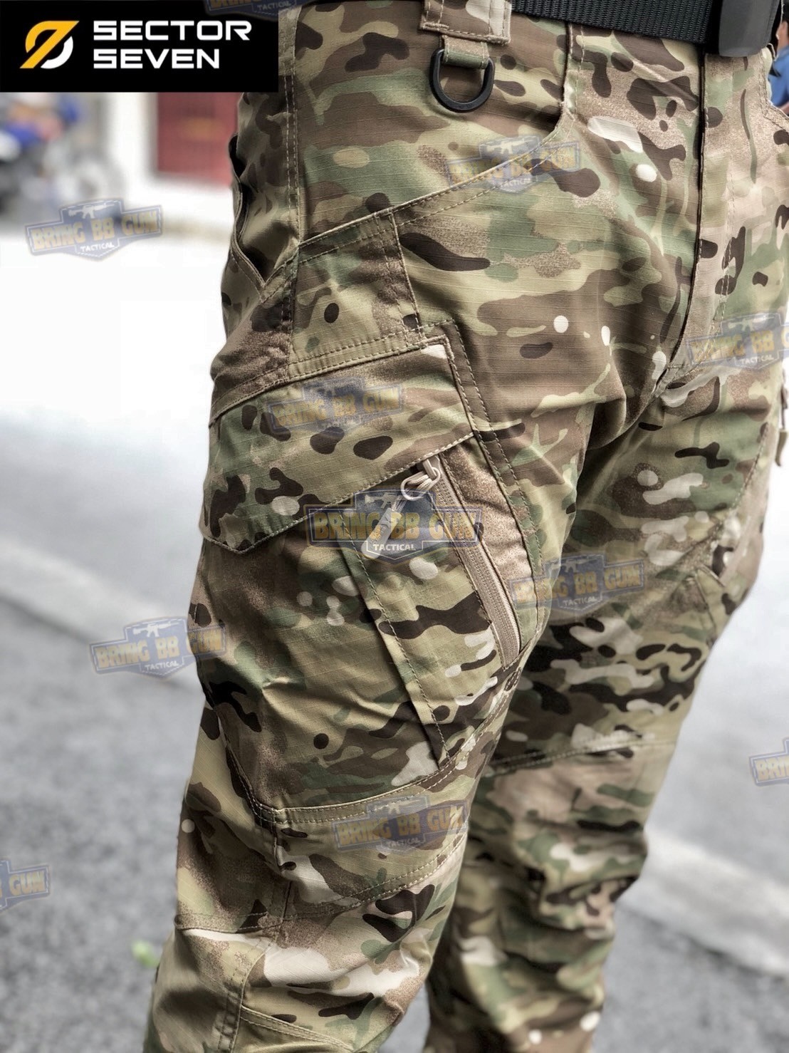 กางเกงขายาว Sector Seven รุ่น IX9C (ผ้าตาราง) (ผ้าบาง)