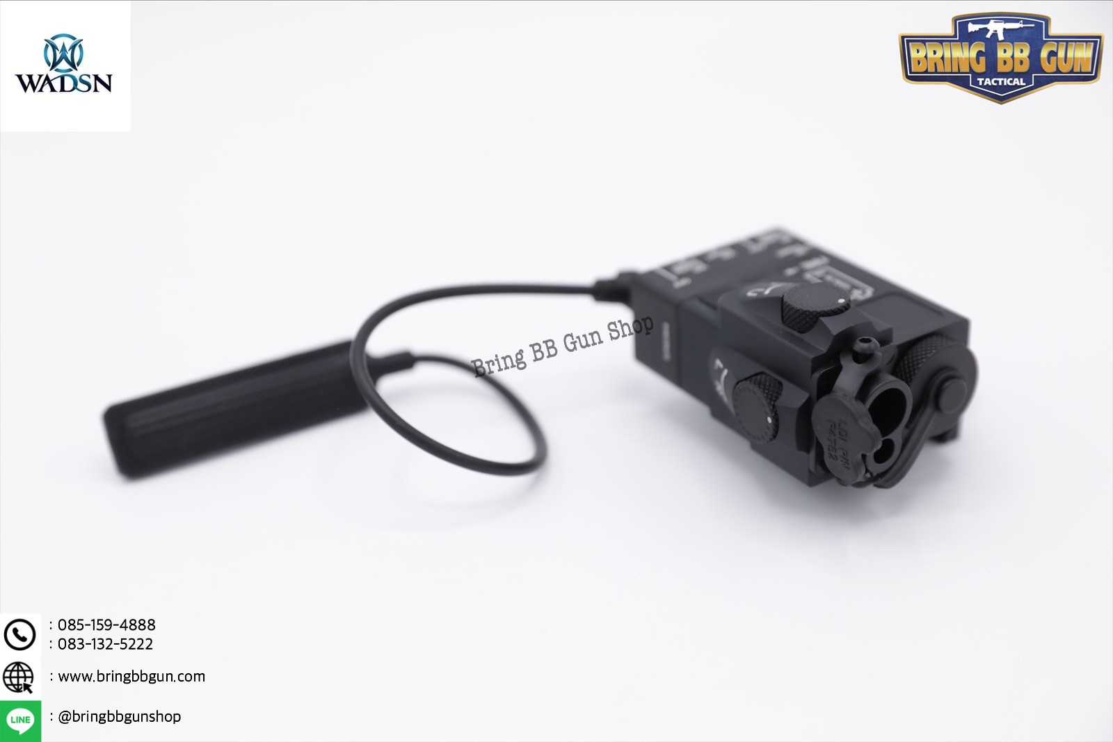 กล่องเลเซอร์ชี้เป้า(เลเซอร์สีแดง) DBAL MIni ยี่ห้อ WADSN รุ่น บอดี้อลูมิเนียม Dbal-Mini Aiming Devices (Red&IR Laser)