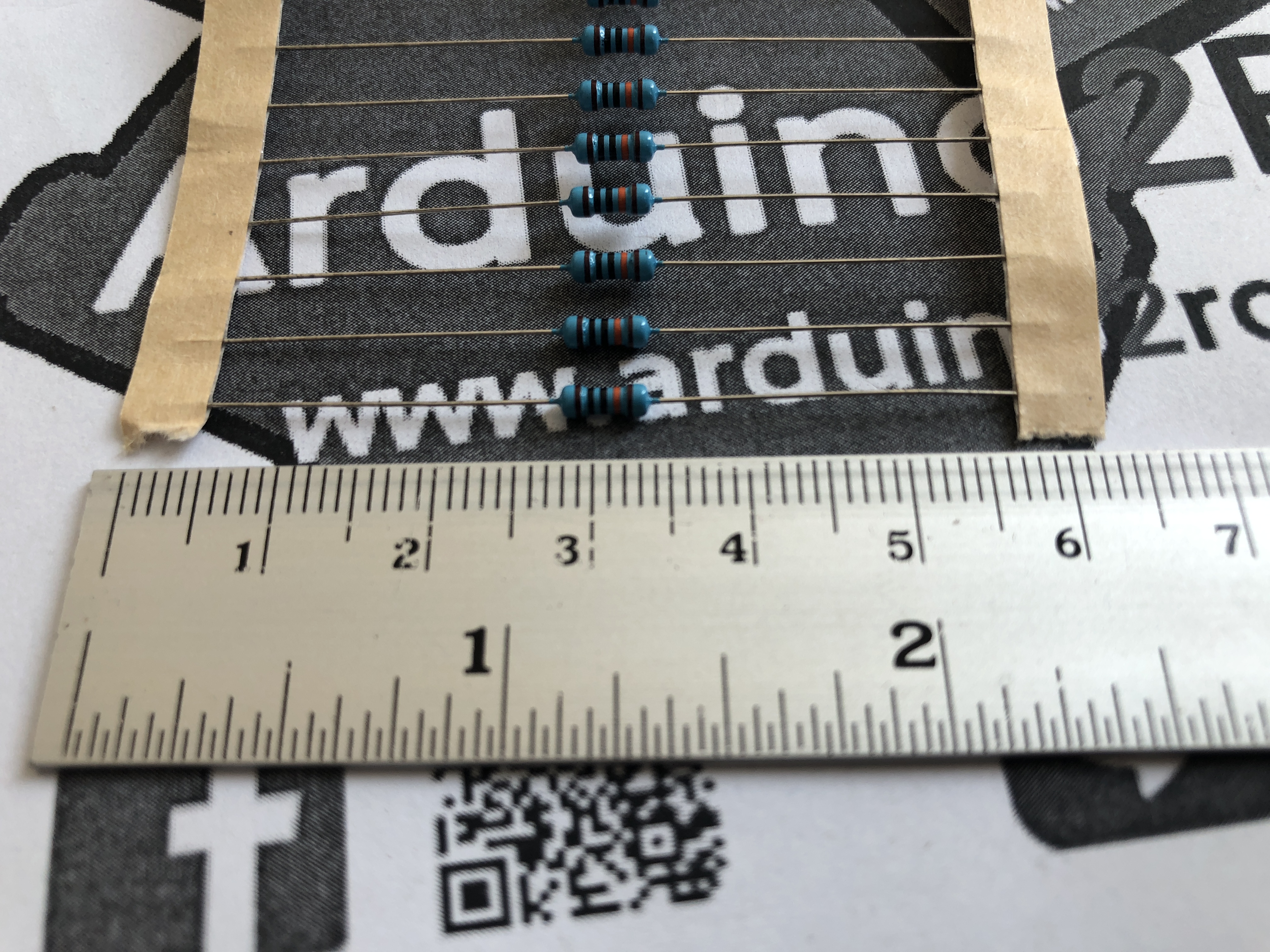 Resistor, ตัวต้านทาน 100k โอห์ม 1/4W error +- 1%