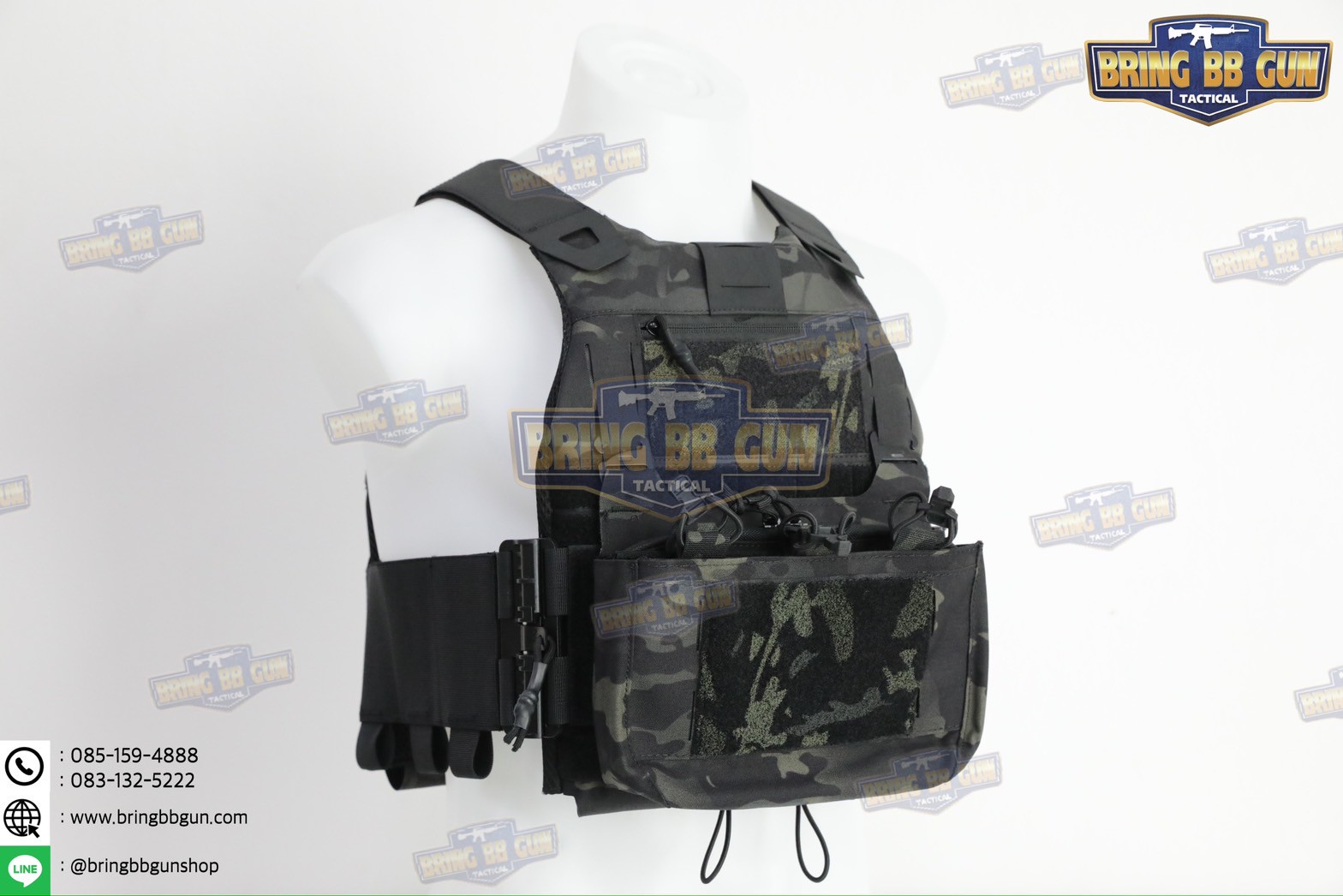 เสื้อเวส FCSK 3.5 (เสื้อเวส FCSK 3.0 + เพ้าแม็กกาซีน DOPE (5.56 แบบ3ช่อง)) (FCSK 3.5 Plate Carrier) (FCSK 3.0 + DOPE (5.56 แบบ3ช่อง))