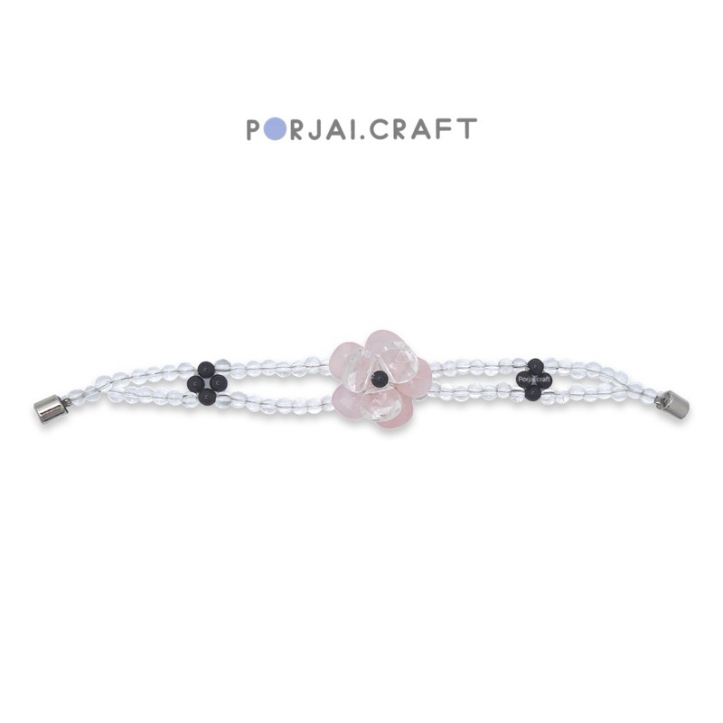 Gemstones Flower Bracelet สร้อยข้อมือดอกไม้ 16.5cm