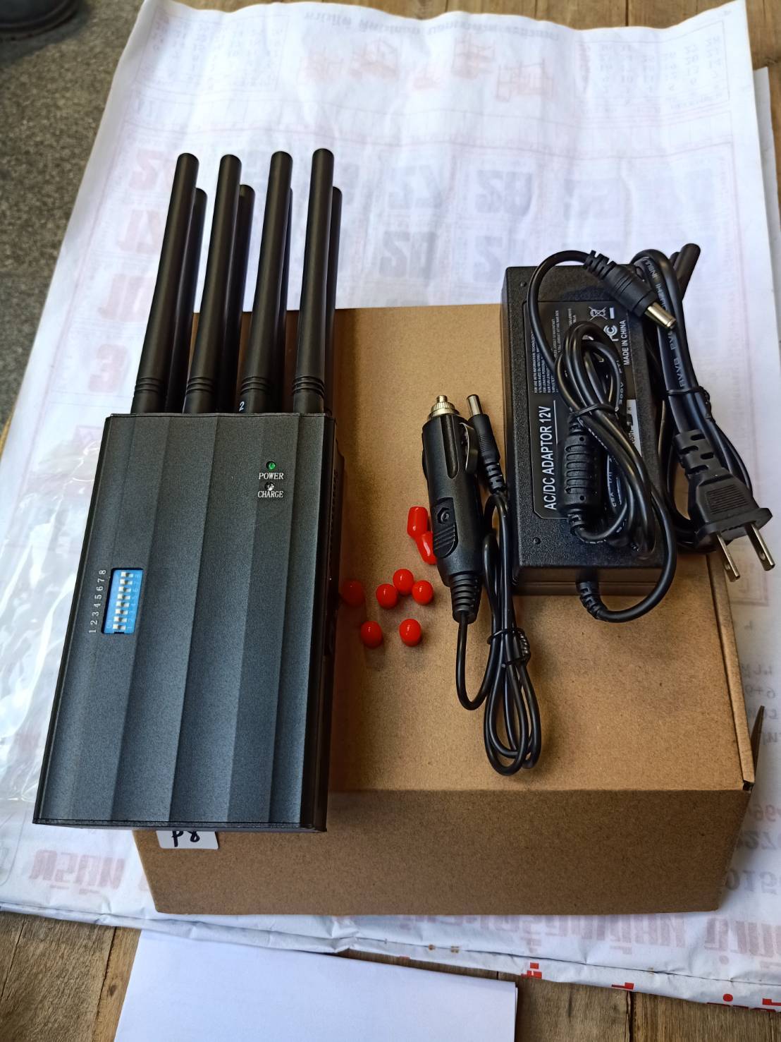 ตัดสัญญาณมือถือ wifi GPS Cellphone & GPS Jammer