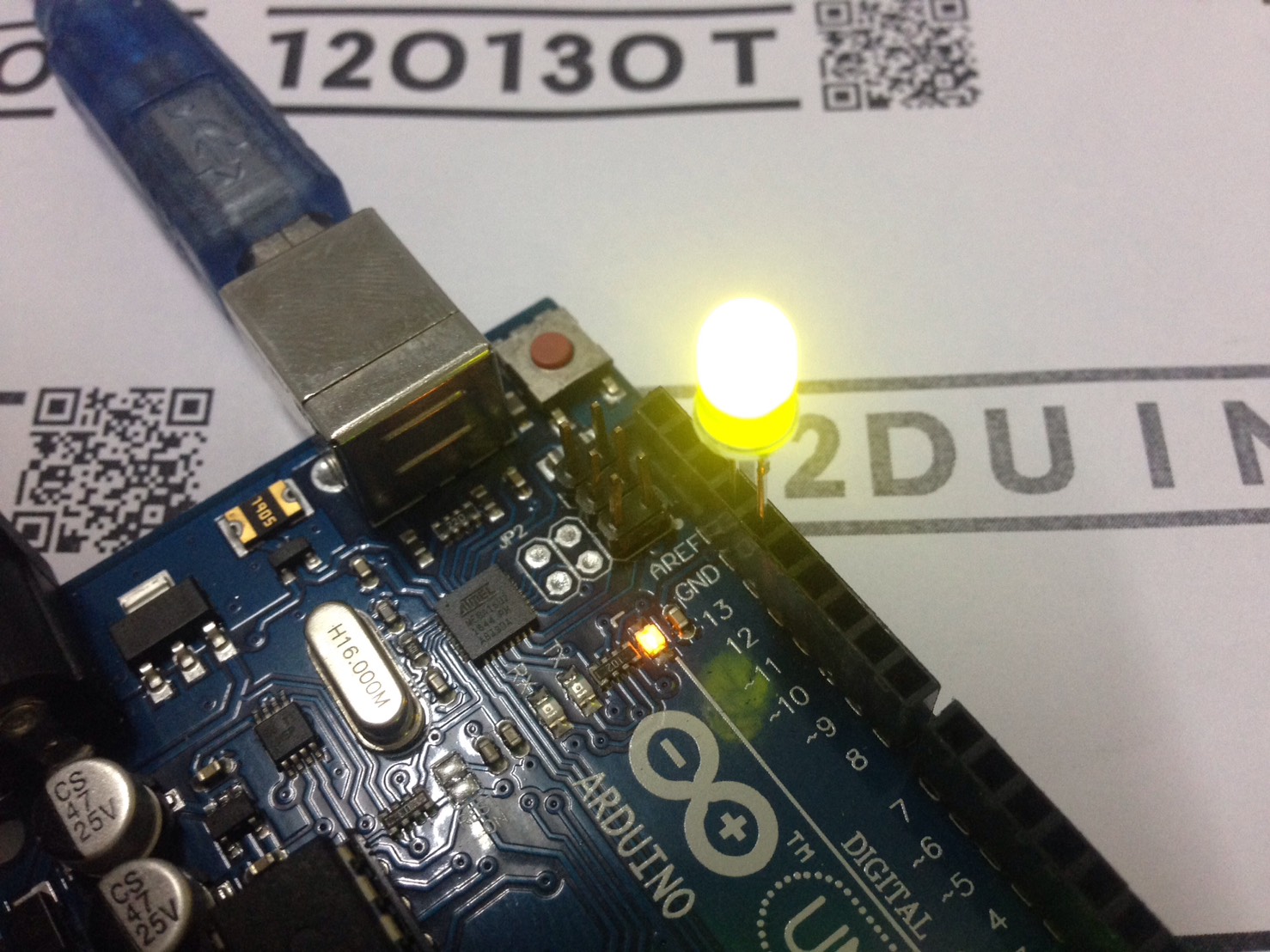 LED แสงสีเขียว