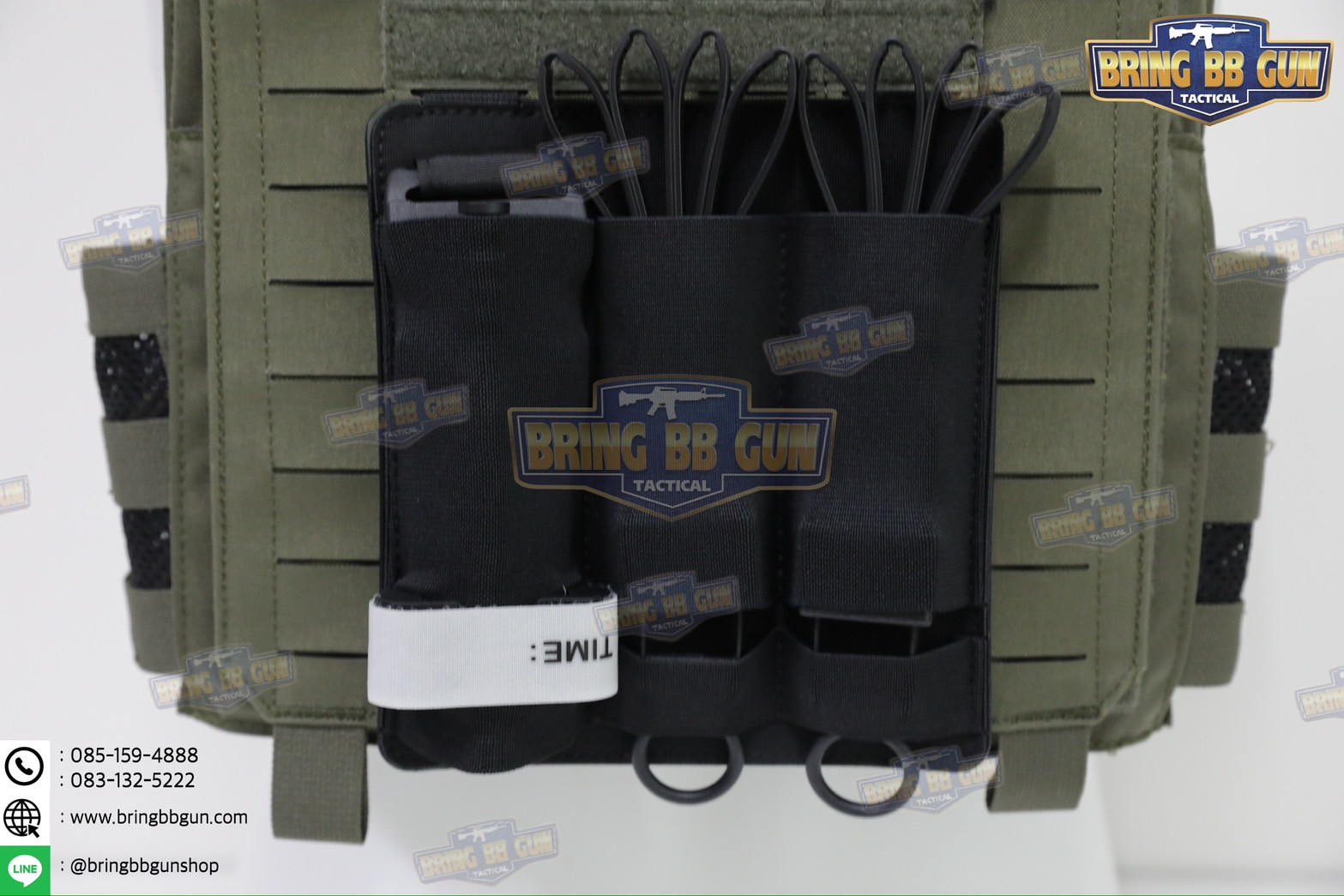 เพ้าเก็บ Cable Ties/สายTQ ติดหลังเสื้อเวส (Plastic Cable Ties Fastener)