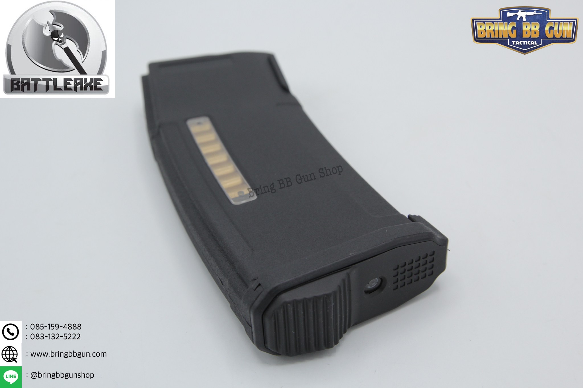 แม็กกาซีน M4 ยี่ห้อ Battle Axe แบบstand ❌ไม่ต้องปั่น❌มี4ทรงให้เลือก ทรง P-mag / ทรง EPM / ทรง 002 / ทรง IMI Lancer