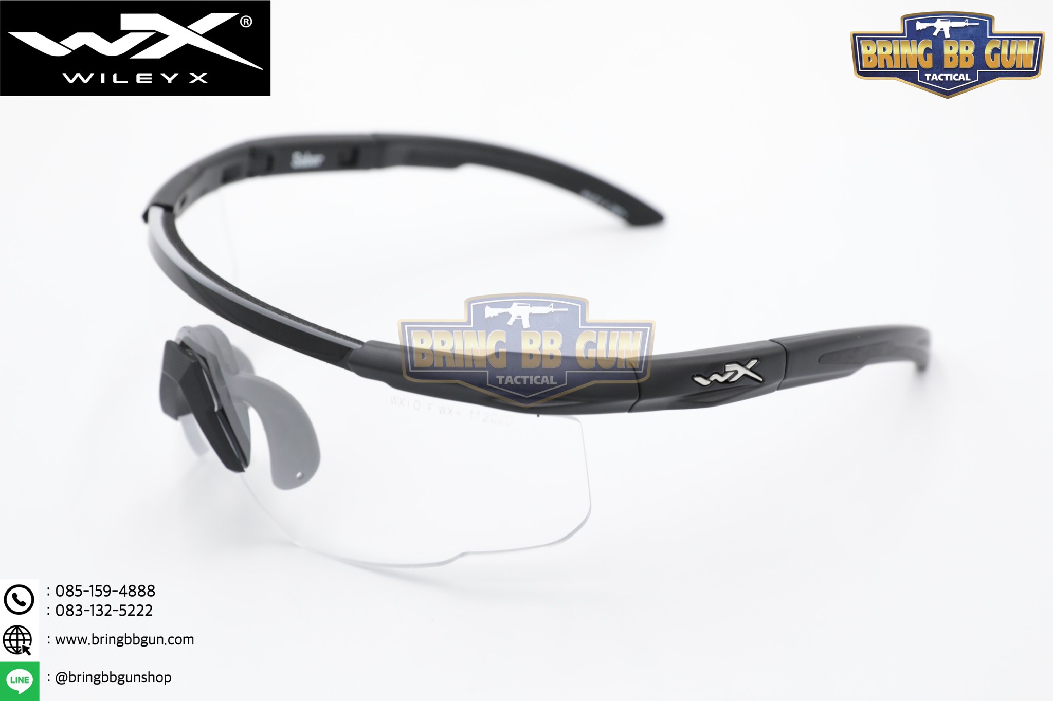 แว่นตากันแดด (แว่นตากันสะเก็ต) ยี่ห้อ WileyX รุ่น Saber Advanced 1Lens (WileyX Saber Advanced)