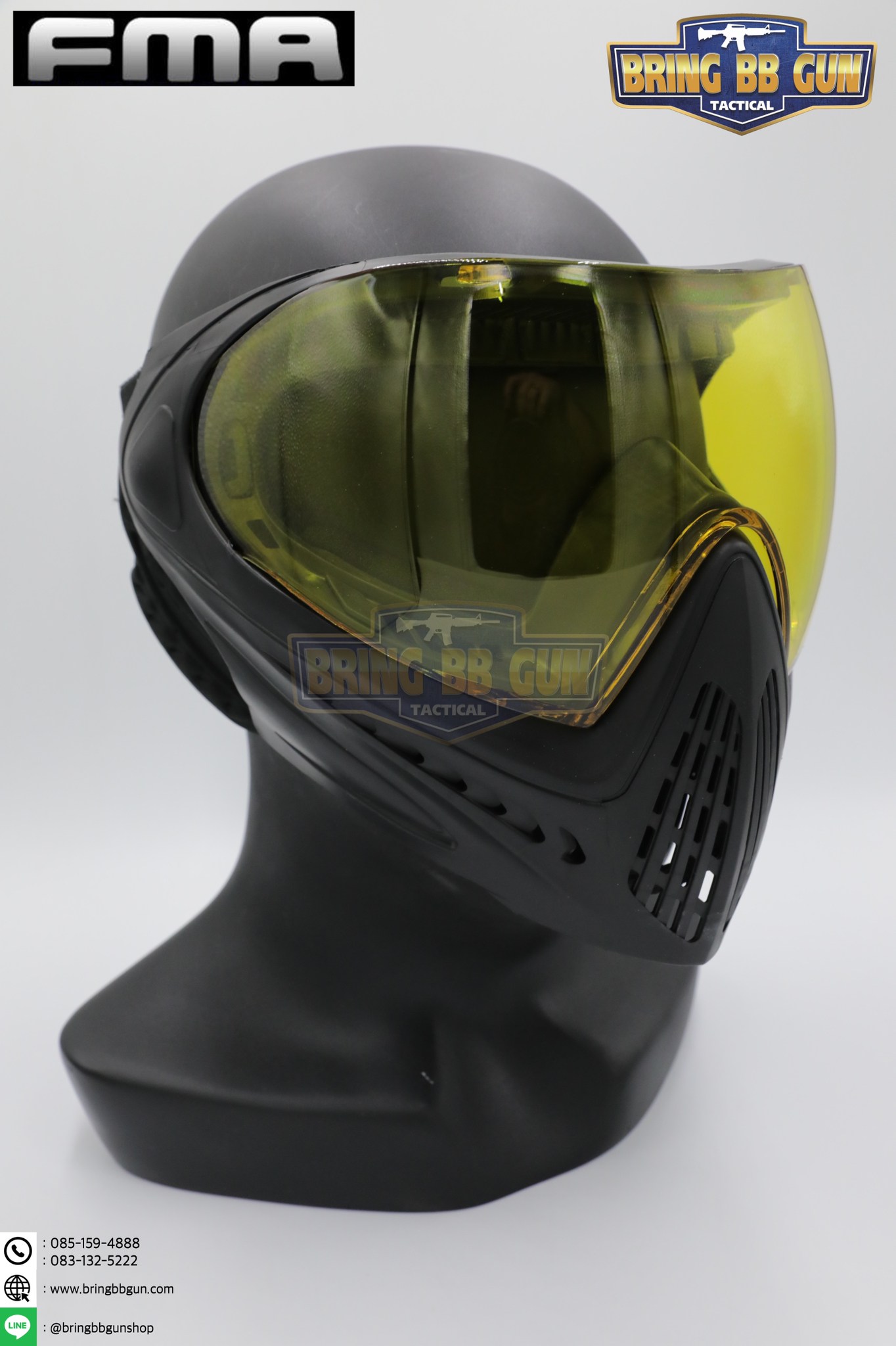 หน้ากาก F1 ยี่ห้อ FMA รุ่น เลนส์ 1 ชั้น