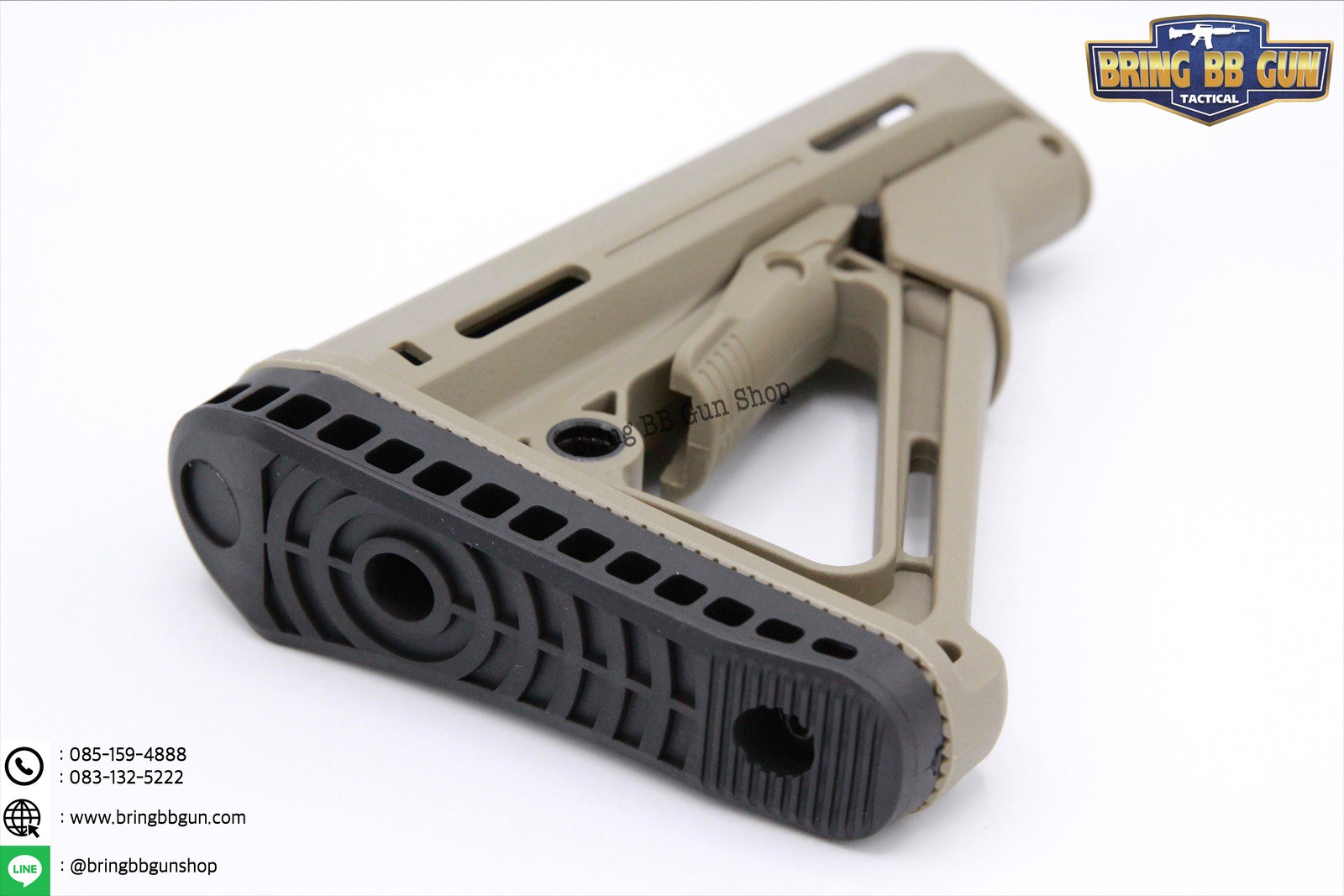 พานท้าย ทรง Magpul CTR รุ่นยางหนา