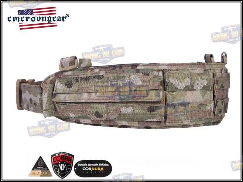 เข็มขัดยุทธวิธี รุ่น Cobra แบบมีนวม ยี่ห้อ Emerson (EmersonGear COBRA Battle Belt) (Battle Belt) (War Belt)