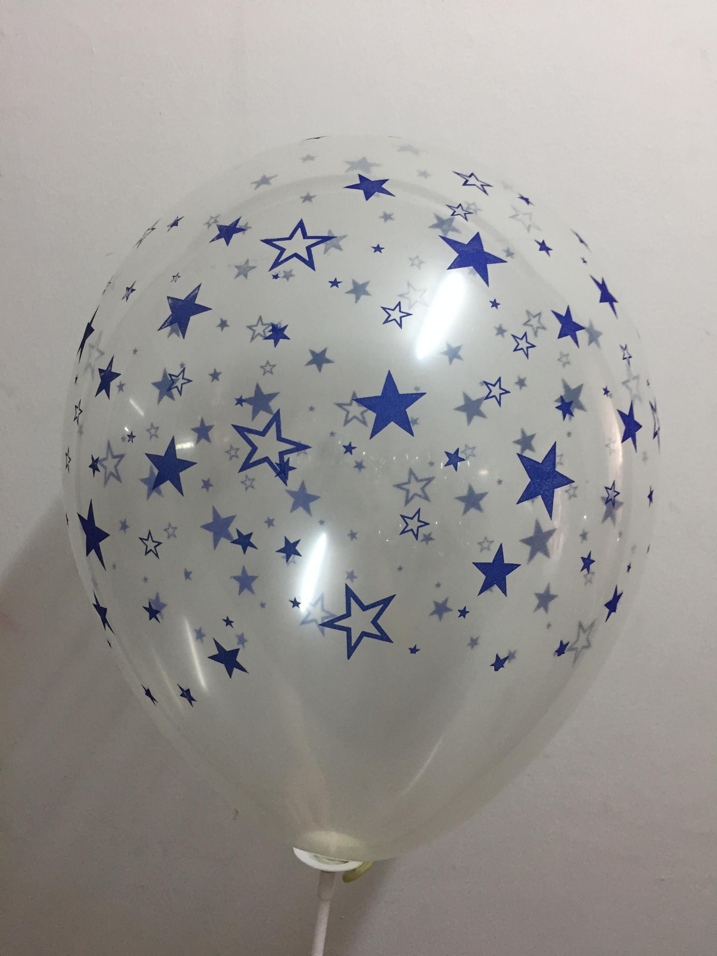 ลูกโป่งลายดาว 12นิ้ว: 50ใบต่อแพ็ค