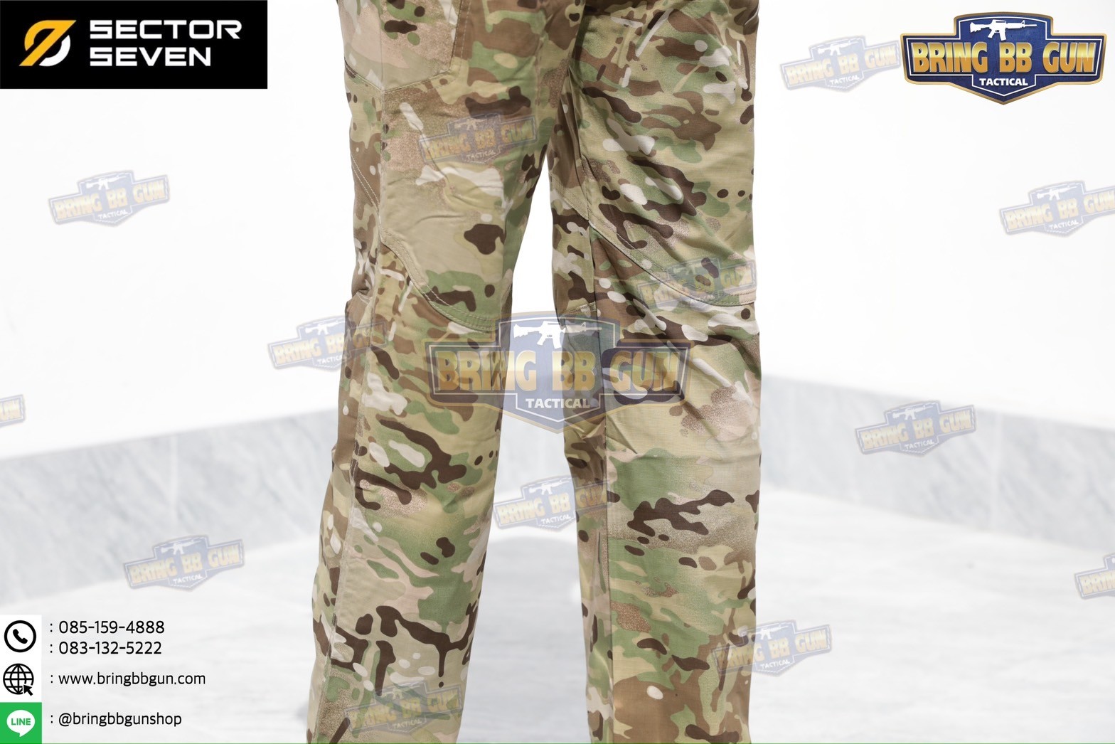 กางเกงขายาว Sector Seven รุ่น IX9C (ผ้าตาราง) (ผ้าบาง)