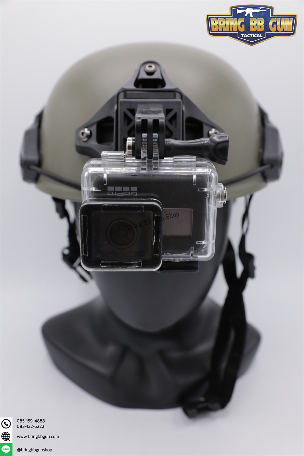 ขาจับกล้อง Action Camera ติดหมวก Fast/Mich (ขาจับกล้อง Go Pro ติดหมวก Fast/Mich)