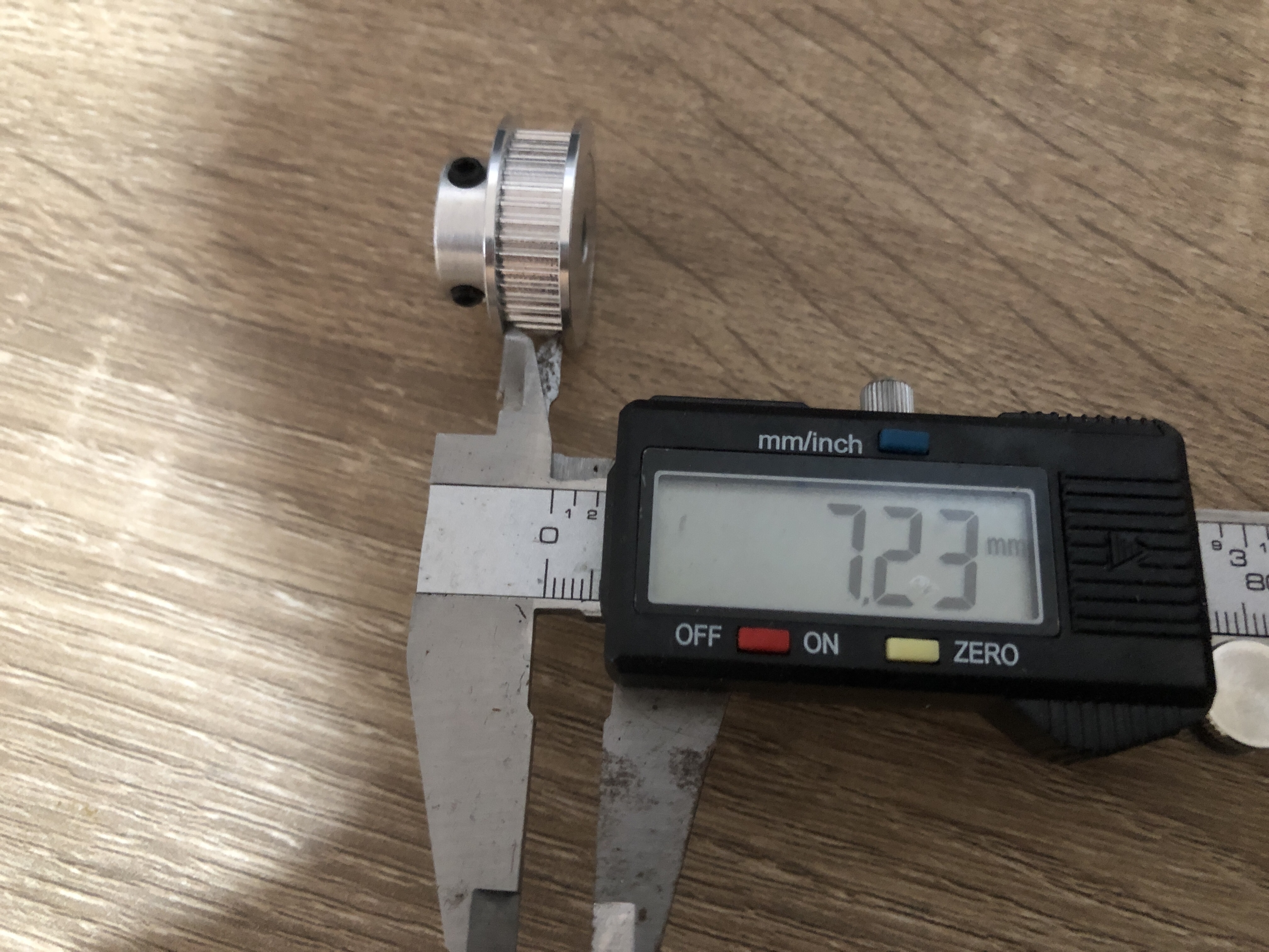 2GT Timing Pulley 40 ฟัน สำหรับสายพานกว้าง 6mm (ใส่แกน 6.35mm) K type (2GT-40T-6.35B-6)