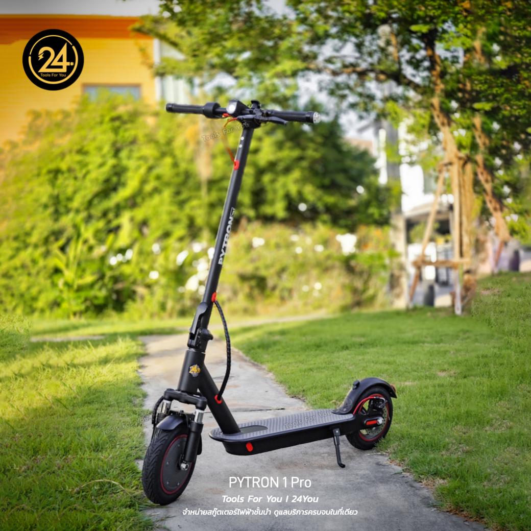 PYTRON1 Pro สีดำ 36v 350w 6.0ah สกู๊ตเตอร์ไฟฟ้า E-Scooter ประกันศูนย์ 1 ปี 24You