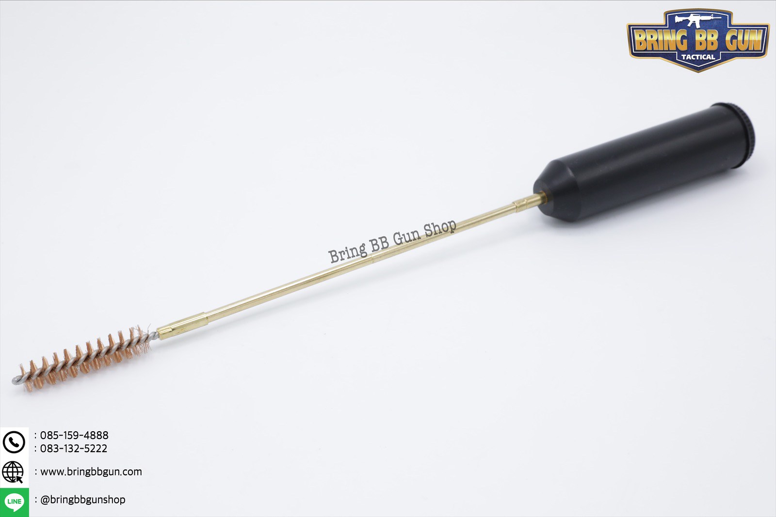 แซ่ทำความสะอาดปืนแบบพกพา สำหรับปืนลำกล้อง .38,.357,9mm.