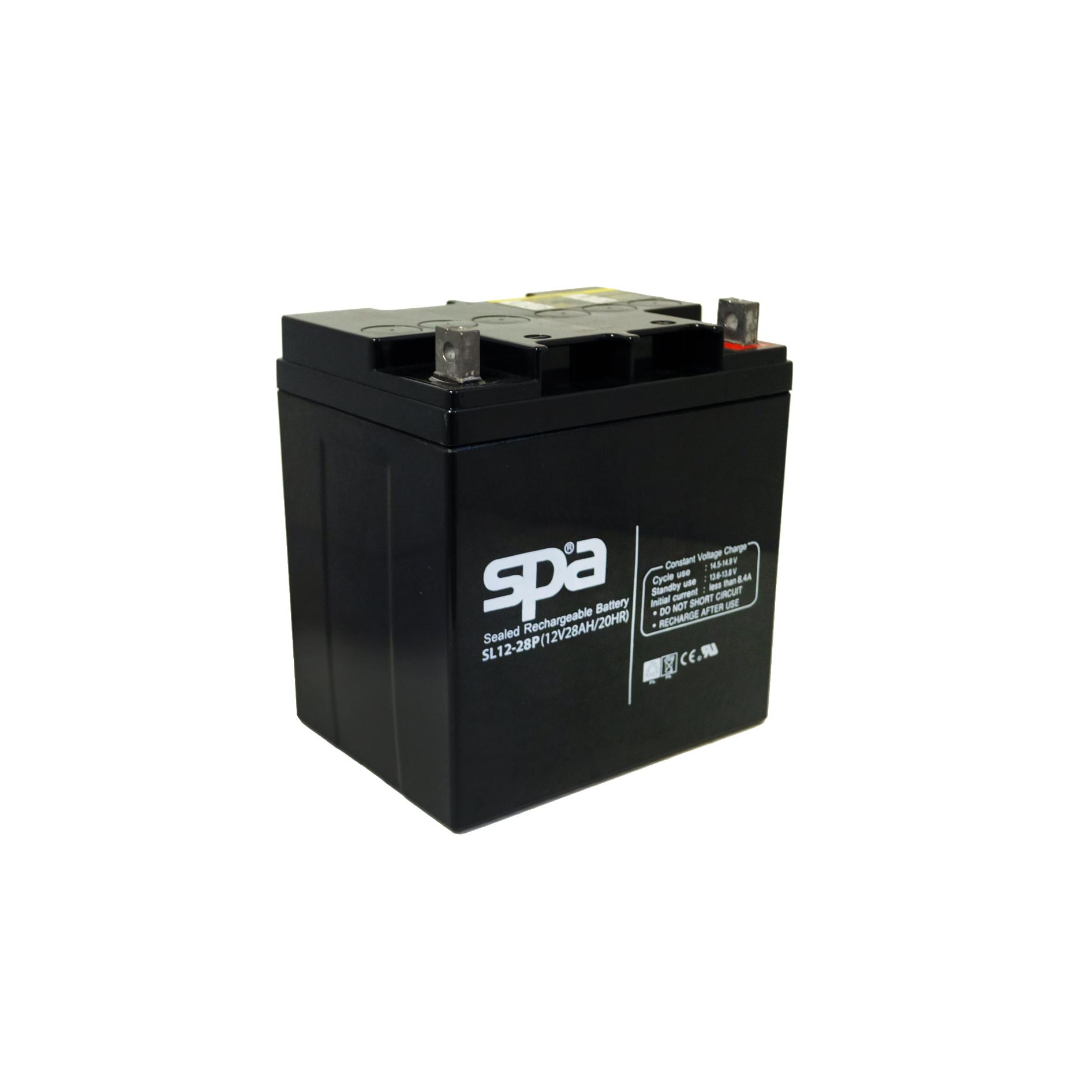 SPA แบตเตอรี่สำรองไฟ SL12-28P spa12V 28Ah onebanmor