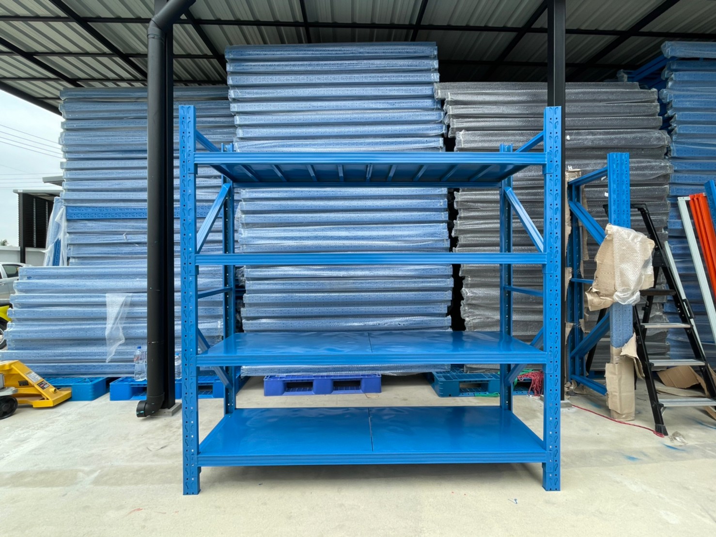 Micro Rack W200 x D60 x H200 cm. สีน้ำเงิน [ชั้นวางเหล็ก]