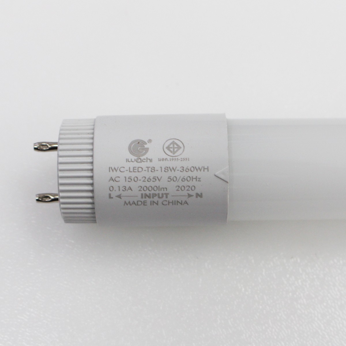 หลอดนีออน IWC-LED-T8-GLASS-18W-360WH-2000LM