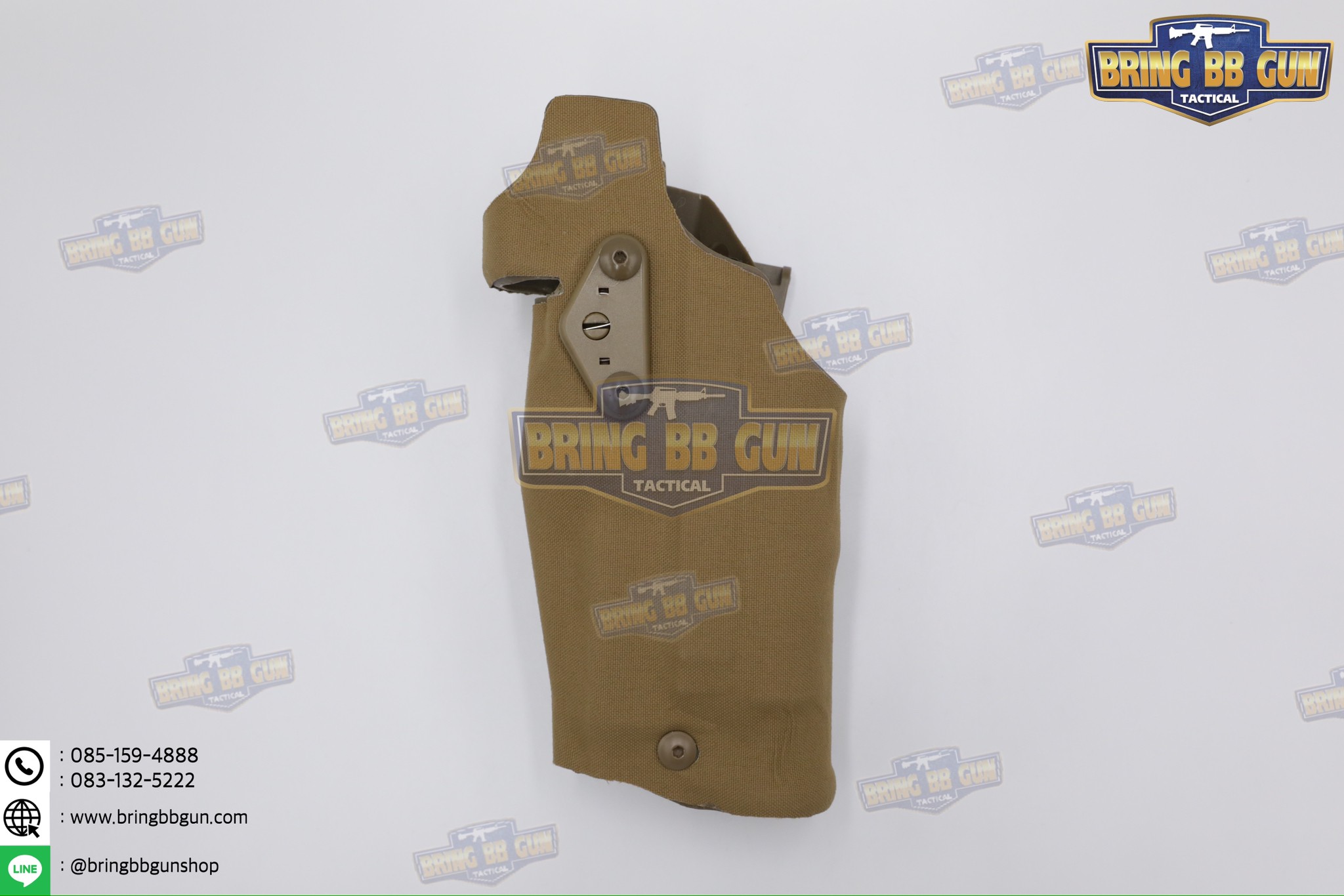 ซองปืนพกนอกปลดนิ้วโป้ง สำหรับGlock และ ไฟฉาย (Glock 17 + X300) ◾มือซ้าย◾