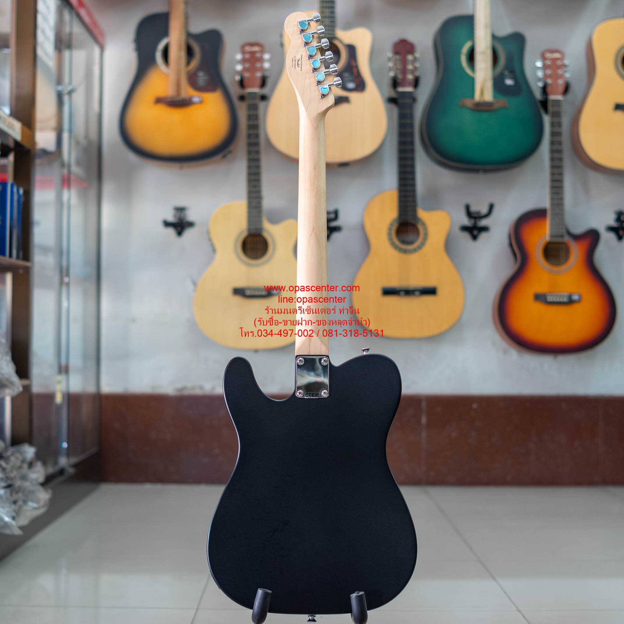กีต้าร์ไฟฟ้า Squier Debut Telecaster Electric Guitar สีดำด้าน มือสอง สภาพใหม่ มีแถมกระเป๋าหนา สายสะพาย