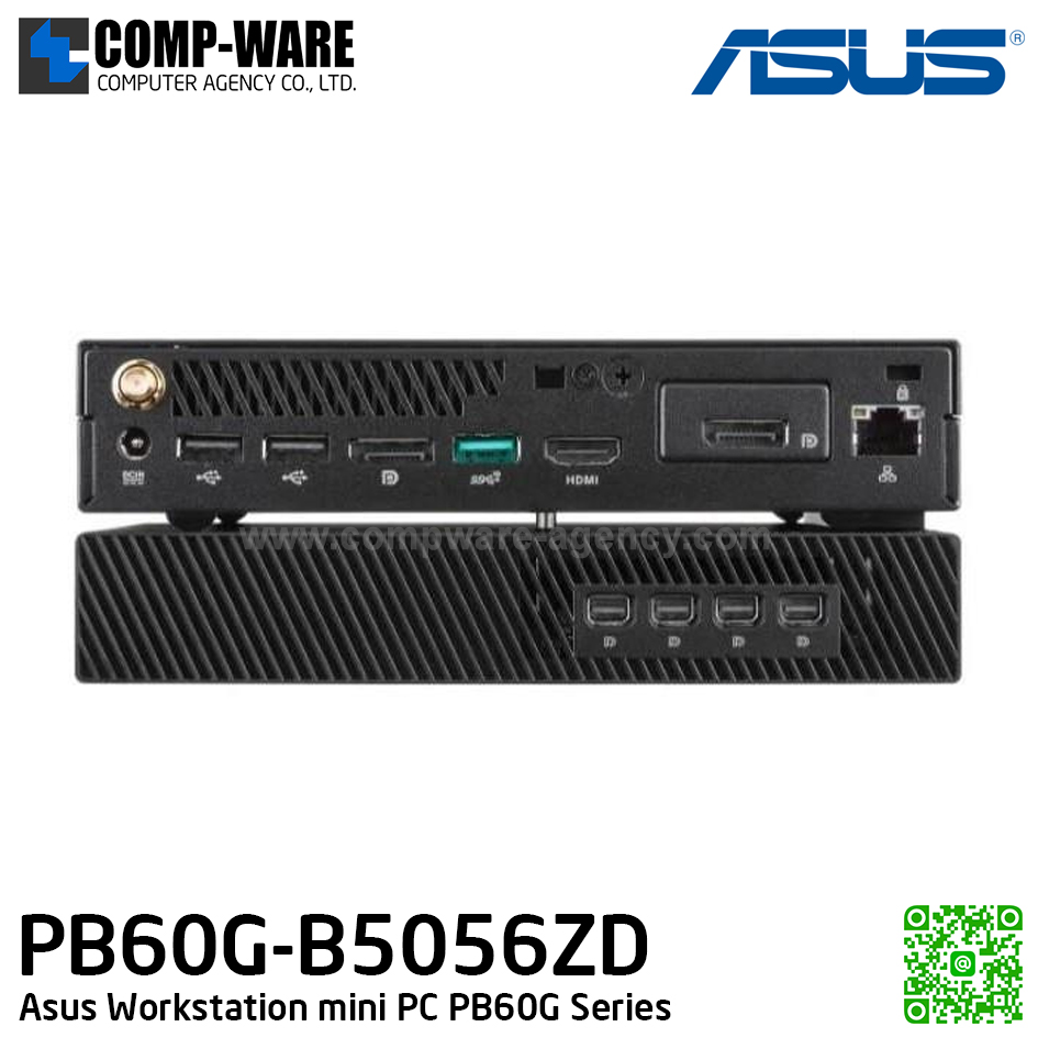 Asus Mini PC PB60G-B5056ZD ,Intel Core i5-8400T ,8GB DDR4 , 256GB SSD+1TB, nVidia Quadro P620, Windows 10 Pro