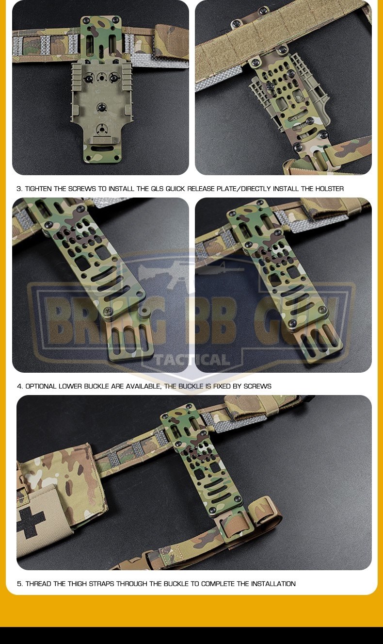 เพลทโหลดต่ำ CNC (เพลทลดต่ำ CNC) (เพลท CNC) (Modular Holster Adapter) (MHA)