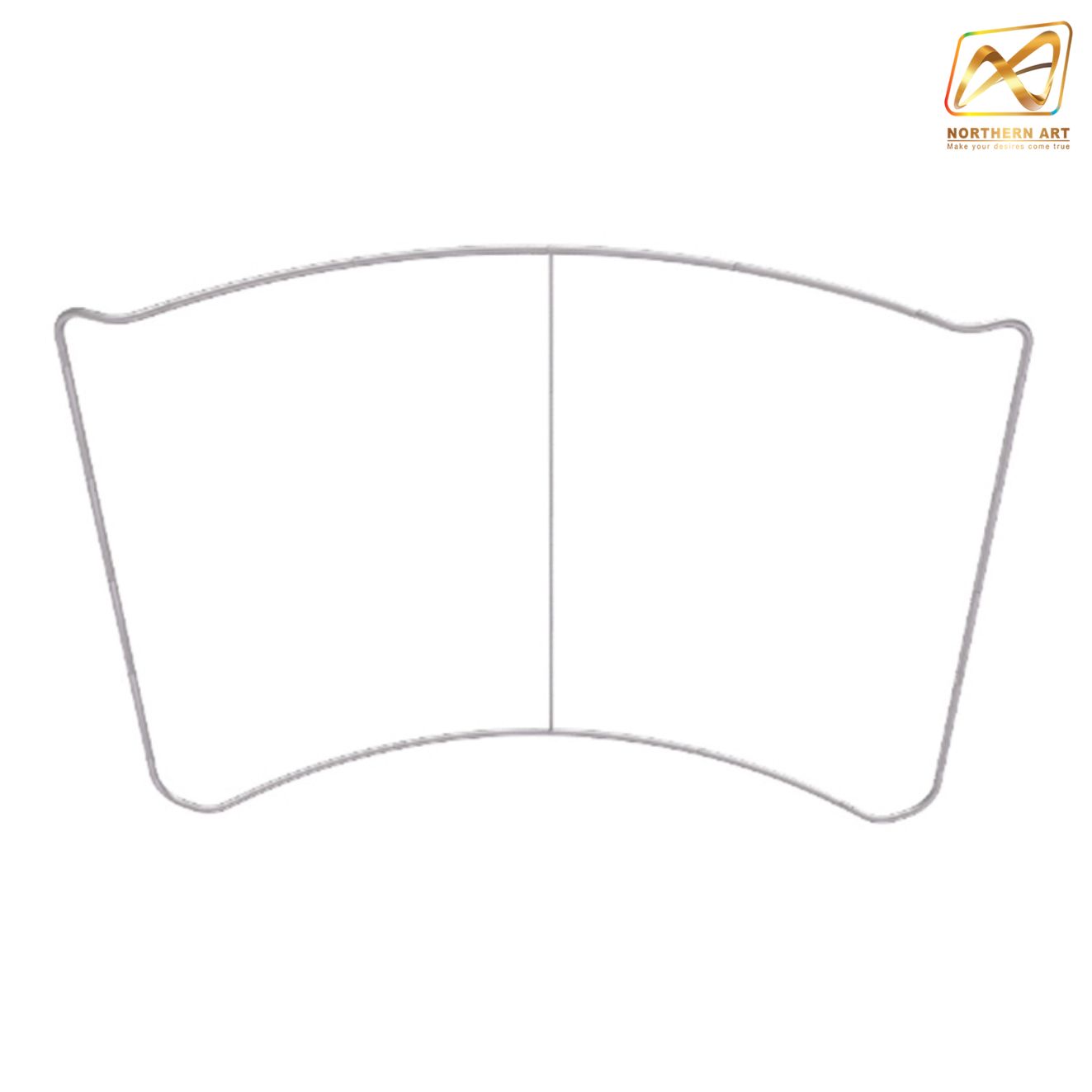 แบคดรอปผ้า Fabric Backdrop รุ่น Curved wall รุ่นโค้ง ขนาด (W)243.8-596 x (H)228 cm.โครงอะลูมิเนียม ถอดประกอบได้ พร้อมกระเป๋าใส่อุปกรณ์ 1 ใบ