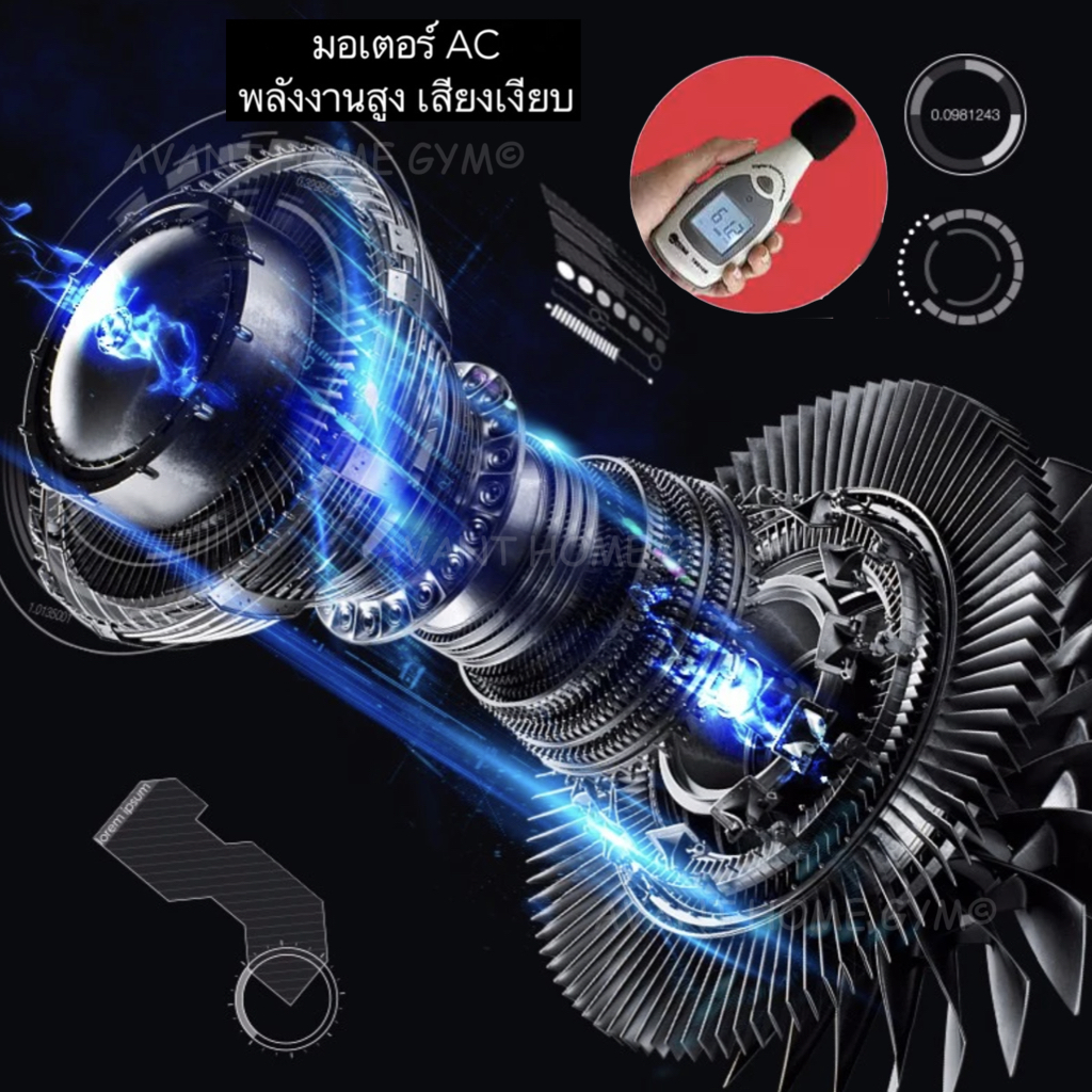 พร้อมส่ง* [ส่งฟรี !!] ลู่วิ่งไฟฟ้า ลู่เดิน Treadmill xiaomi kingsmith A1 พับได้ ลู่ วิ่ง สายพานเครื่อง วิ่ง