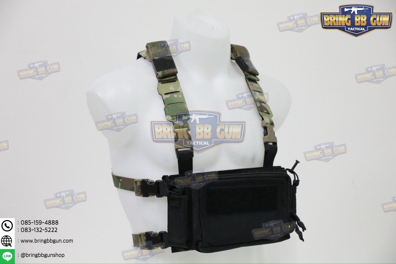 สายโยงบ่า (Chest Rig Harness) (สายโยงบ่าแบบแต่ง)