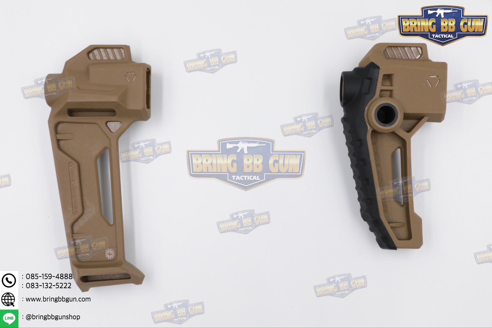 พานท้ายปืนแบบพับได้2ฝั่ง (Strike Dual Folding Adapter) รุ่น Strike FSA Dual Folder (The Strike Dual Folding Adapter) (Dual Folding Adapter) (Strike Hard,Strike Fast) (SI) (MCX) (MPX) (1913)