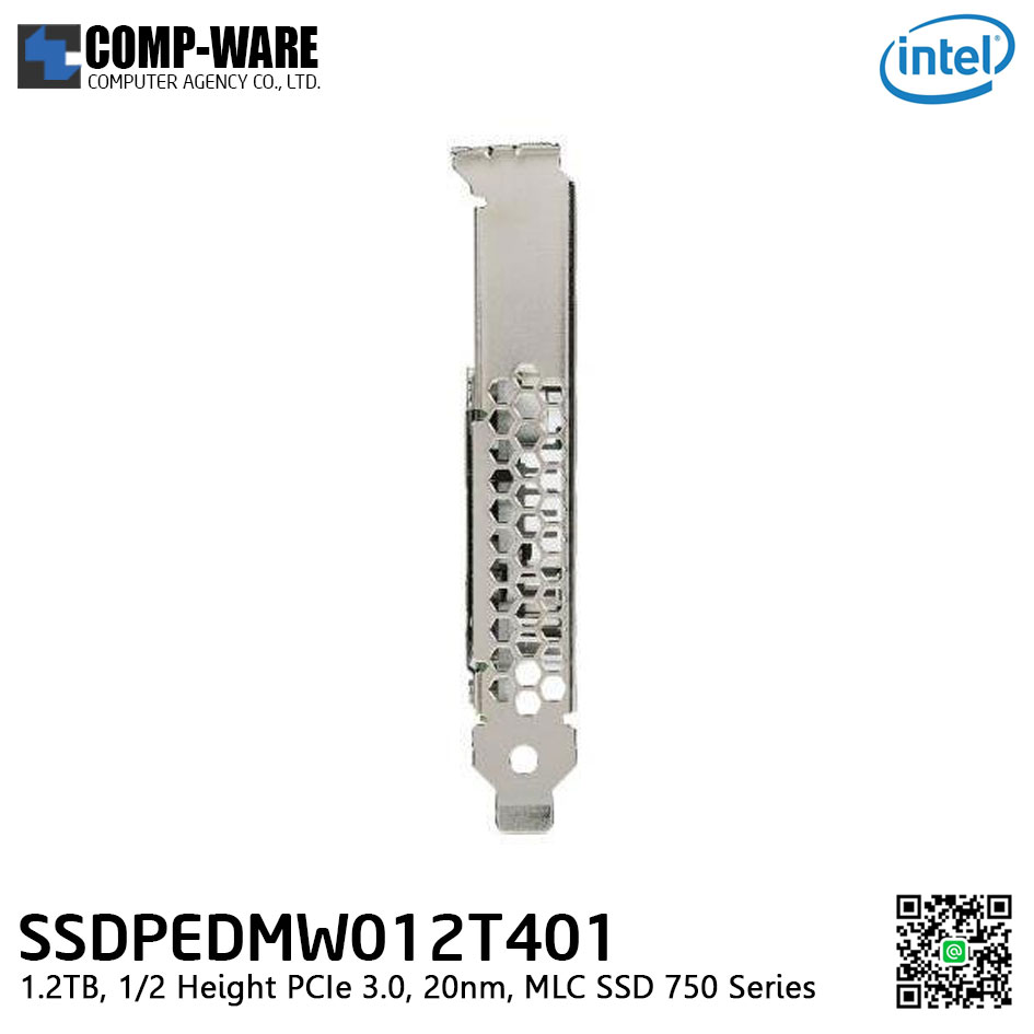 Intel SSD 750 Series 1.2TB Full Height PCI Express 3.0 20nm MLC - SSDPEDMW012T401
