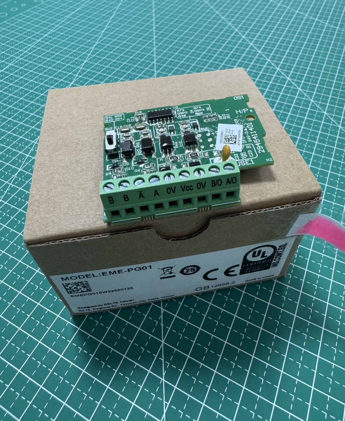 Delta EME-PG01 Encoder Feedback Card