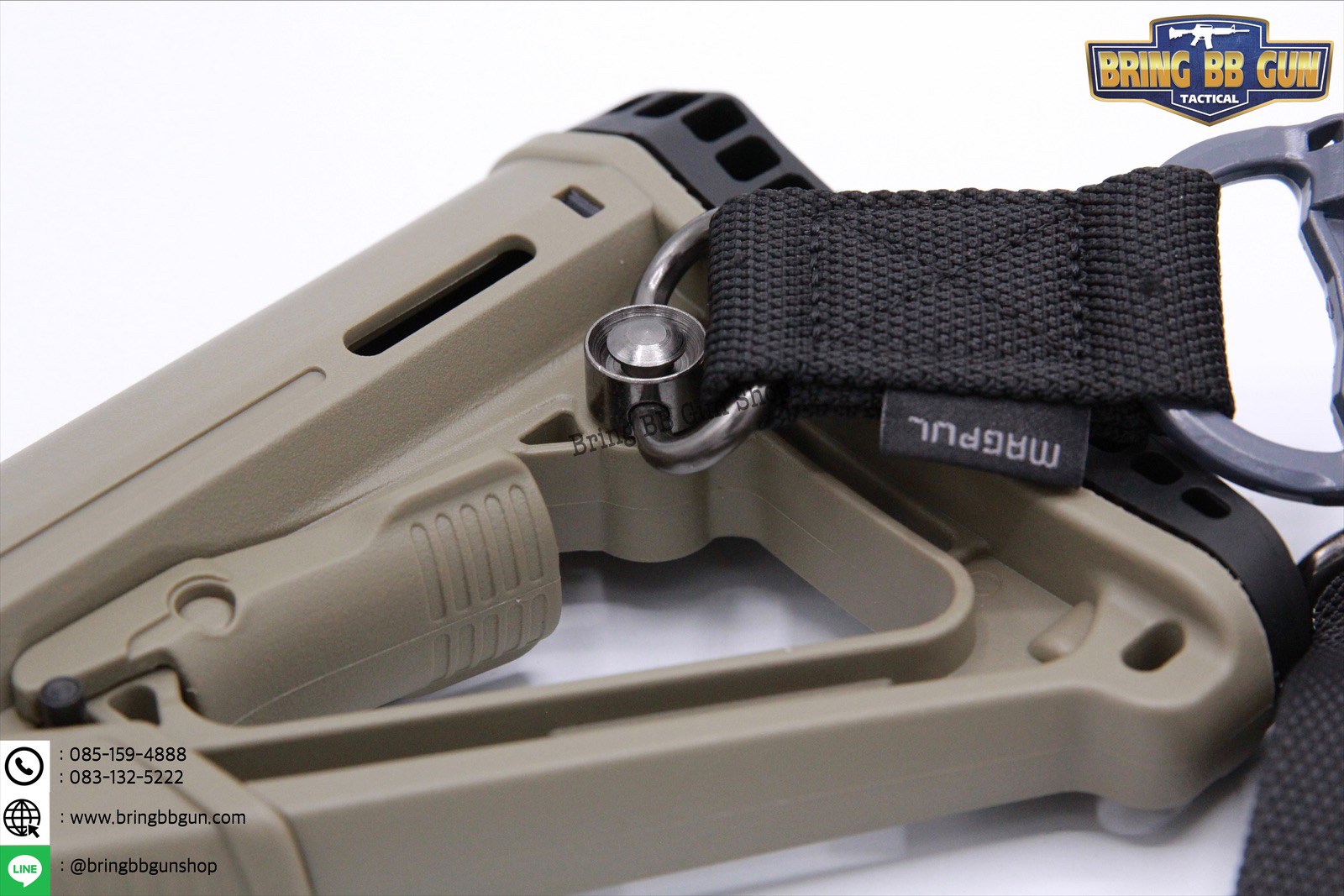พานท้าย ทรง Magpul CTR รุ่นยางหนา